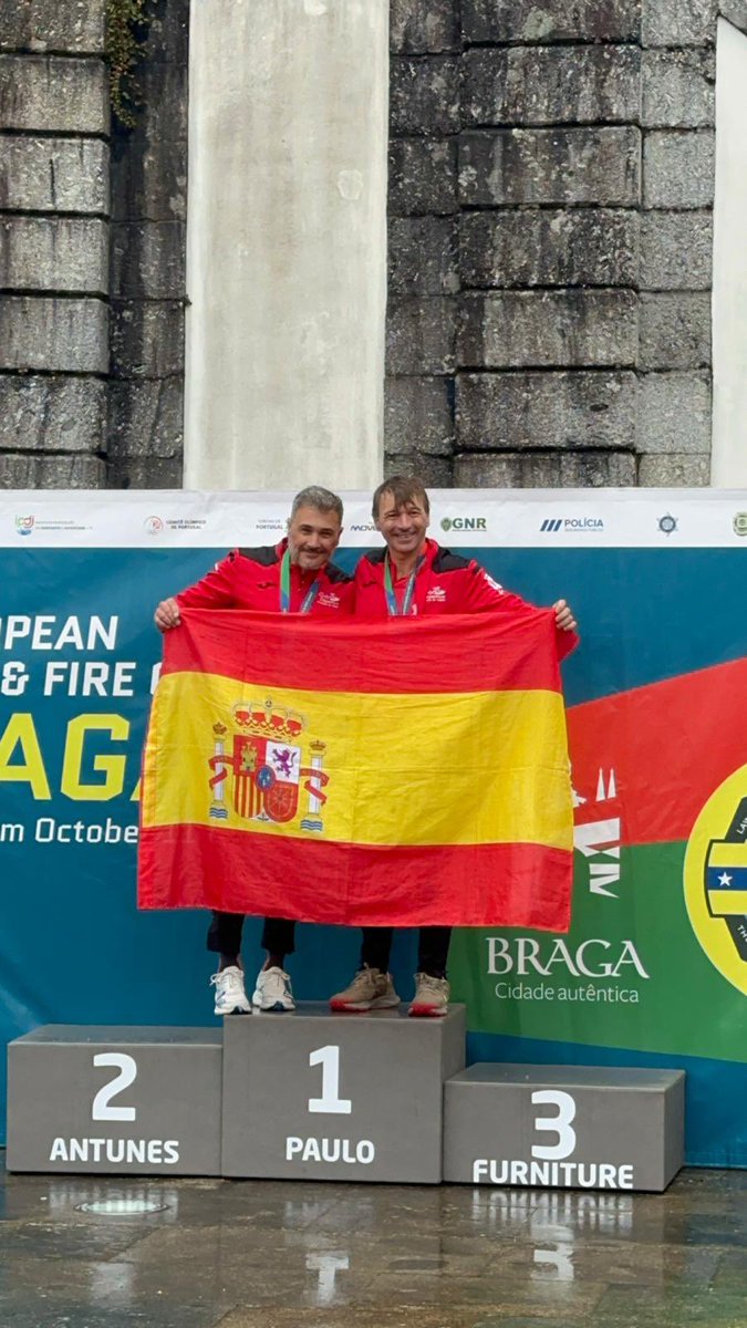 👉Enhorabuena a todo el equipo integrado por 11 bomberos. ¡Habéis dejado el pabellón muy alto! 👏🏻👏🏻👏🏻👏🏻

<a href="/EPFGassociation/">European Police & Fire Games Association</a> 
<a href="/CM_Braga/">Município de Braga</a> 
<a href="/BomberosMad/">Bomberos Madrid</a> 

🎖️🏅🥈🥇🥉