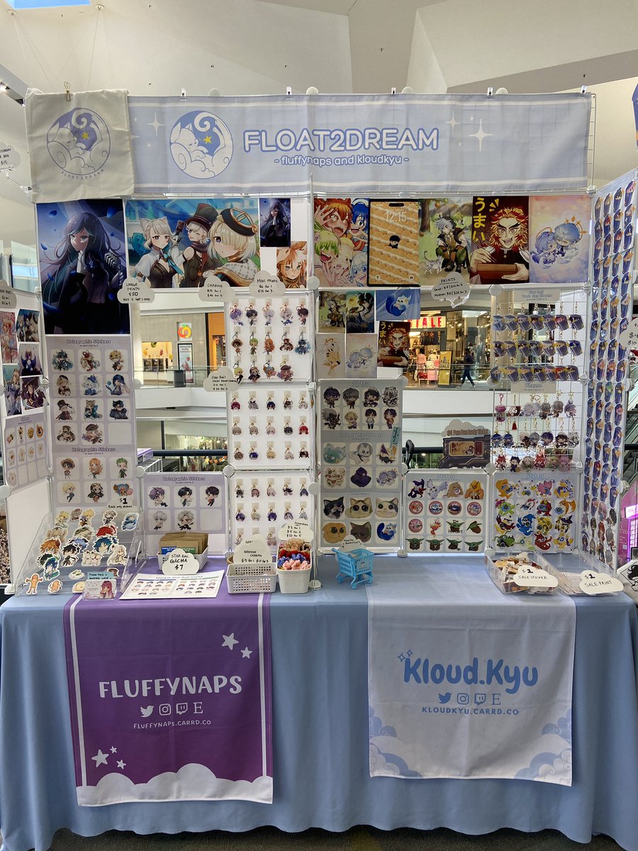 Float2Dream's tweet image. We are now at FanCon in San Jose’s Eastridge Mall! ✌️