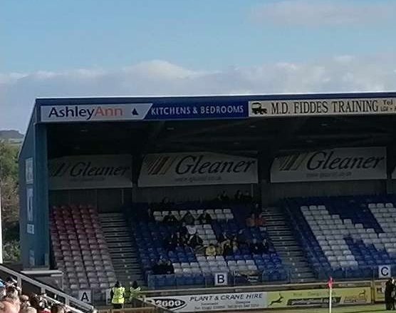 Annan Athletic fans at Inverness today

<a href="/AnnanAthleticFC/">Annan Athletic FC</a>