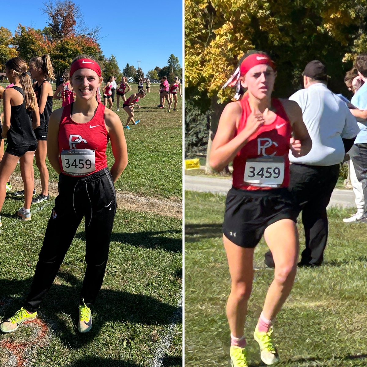 portclinton_cc's tweet photo. District Results at Galion
Boys
11th as a team
Charlie Simpson 8th 16:59.7 *PR &amp; Regional Qualifier
Quinn Felbinger 58th 19:51.2 *Career PR
Abram Sandvick 74th 21:33.1 *PR
Andrew Patterson 79th 22:25.4
Gabe Garza 80th 22:26.3
Girls 
Morgan Wiechman 1st 18:55 *Regional Qualifier https://t.co/SxY5OchQ9y