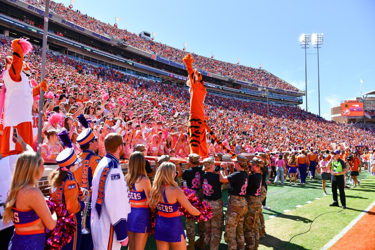 Clemson University tweet media