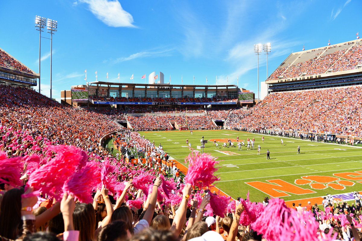 Clemson University tweet media