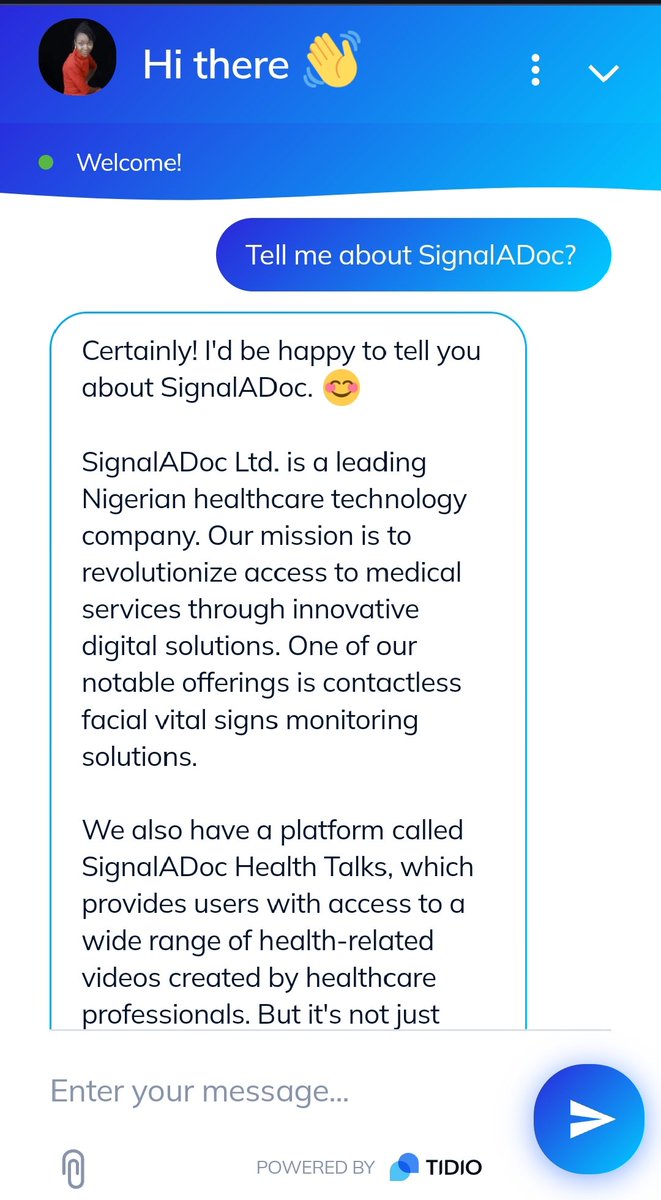 ChynweOnyia's tweet photo. Week 2  project:FAQ chat bot built with https://t.co/RQyRUsYDGk, delivered for the @terralearning  Bootcamp with my team mates. 

We keep learning and growing. 

Thank you @terralearning for this experience. https://t.co/HJ0zAlUbqi