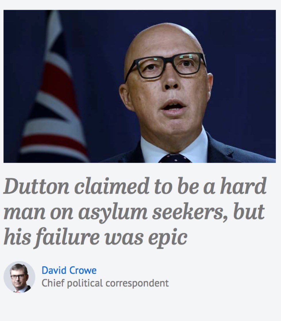 GrantGarraway's tweet image. The #LNPNeverAgain is 'led' by #DudDutton who was an epic failure as Minister for Home Affairs.

Look at his actions, he tells you who he really is

@PeterDutton_MP is unfit for any office

#auspol24
#LNPFail