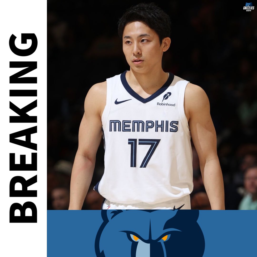 Grizzlies_szn's tweet photo. 𝗕𝗥𝗘𝗔𝗞𝗜𝗡𝗚: The Grizzlies have converted 5’8 Guard Yuki Kawamura, to a two-way contract.

Per: @ShamsCharania https://t.co/IyIiNke9we