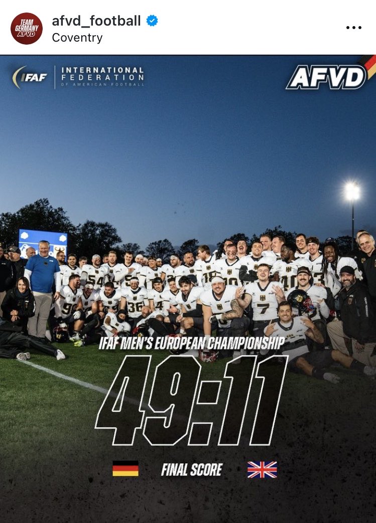 sonny1football's tweet photo. Gut gemacht Männer! 💪👏
#AFVD #Team Germany 🇩🇪 https://t.co/fEkqCx9BNQ