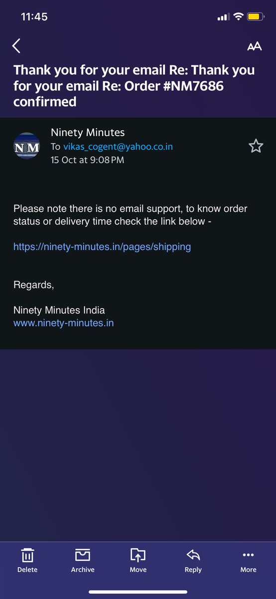 vikasch12813544's tweet photo. Can govt of India have rules for fake sites. This site takes order but don’t deliver. @90MinsOnline @ninetyminutes @GovtOfIndia_ @NCRP @StarfleetInno @ICANN @CyberCrimePbInd @UPGovt @Uppolice https://t.co/bPDpeAcx86