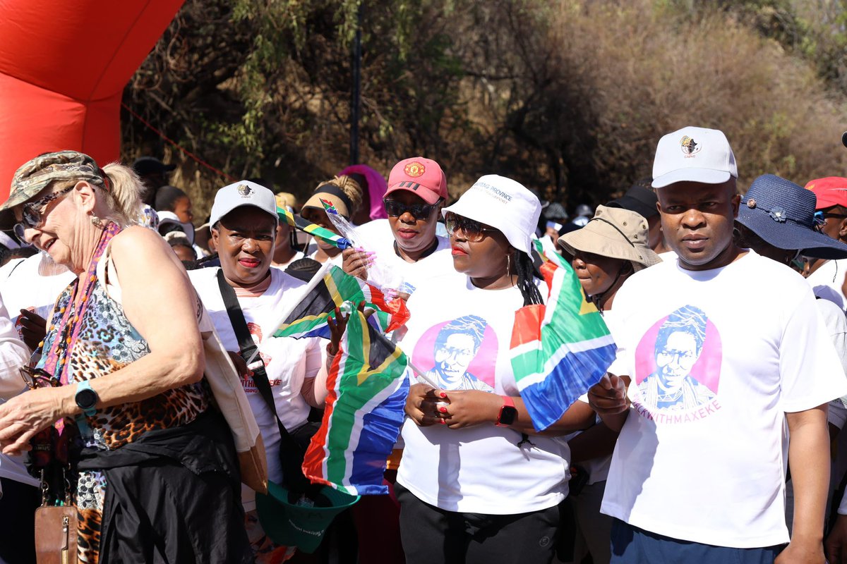GautengANC's tweet photo. ANC Gauteng Provincial Executive Committee Members Cde Kedibone Diale-Tlabela and Cde Lebogang Maile joined the #WalkWithMaxeke fun walk today, organized by the Charlotte Mannya-Maxeke Institute (CMMI). This commemorative event celebrated Charlotte Maxeke's remarkable contributions as a pioneering figure in women's education and empowerment, anti-apartheid activism, and founding the Bantu Women's League in 1918.
#LetsDoMoreTogether
⚫️🟢🟡
