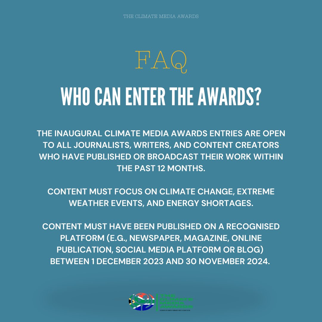 Climate Media Awards tweet media