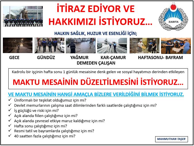 #İTİRAZEDİYORUZ #HAKKIMIZIİSTİYORUZ