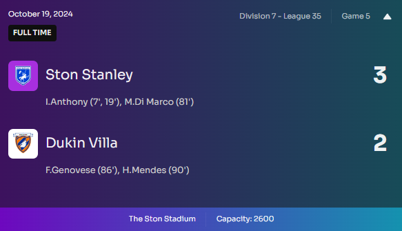 Ston Stanley FC ⚽️ tweet media