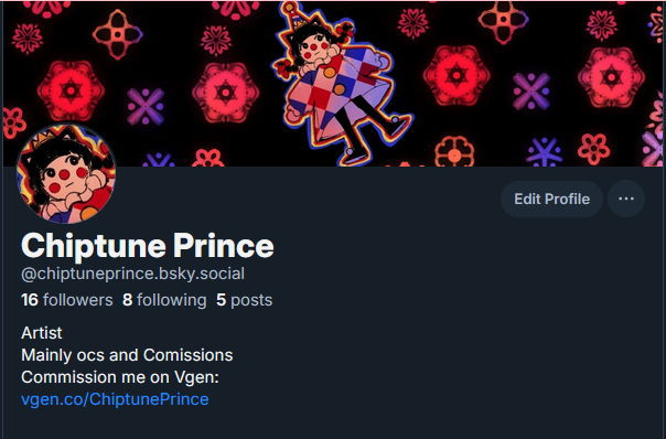 Chiptune Prince tweet media