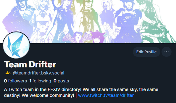 🦋Proud to share we are now on bluesky too! We'll do our best to follow back everyone we can! Cheers guys!! And just in time for our #TeamDrifter 4 year team anniversary! Let's heccin' go! 👀