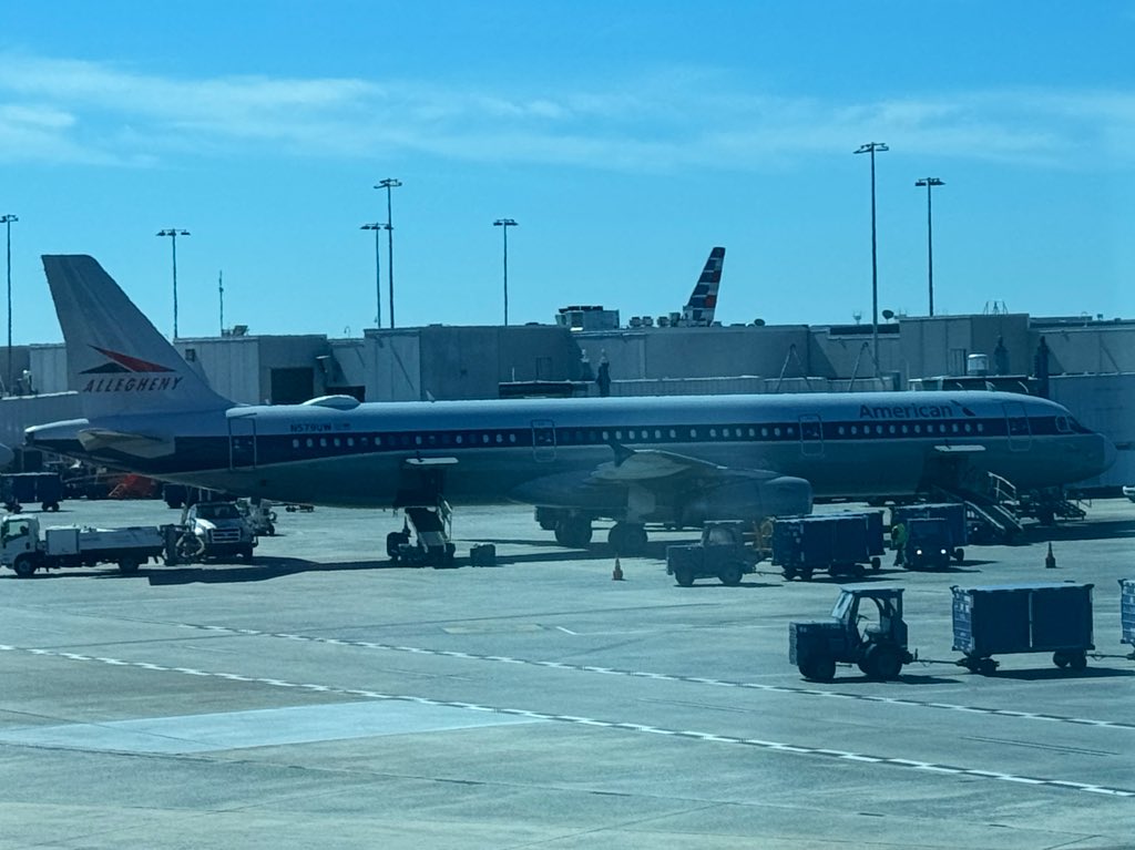 Gabriella Driver (@gabrielladriver) on Twitter photo The #avgeek in me got super excited to have spotted this <a href="/AmericanAir/">americanair</a> aircraft with retro Allegheny livery in CLT whilst I was connecting. First time spotting it for me! Has anyone flown it? The #avgeek in me got super excited to have spotted this <a href="/AmericanAir/">americanair</a> aircraft with retro Allegheny livery in CLT whilst I was connecting. First time spotting it for me! Has anyone flown it?