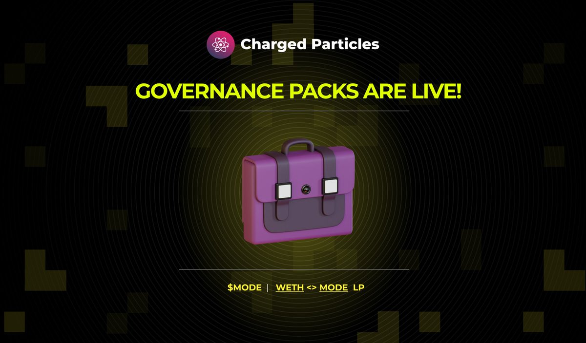 1/7 🚀 Today we're launching Governance Packs for the <a href="/modenetwork/">Mode 🟡</a>, revolutionizing how you participate in Web3 governance. Get instant exposure to MODE's governance positions all within a single purchase.