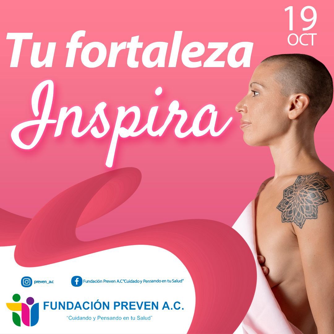 Eres fuerte, valiente y capaz de enfrentar cualquier reto. 🌸

#NoEstásSola 
#CancerDeMama 
#PrevenirEsQuererte