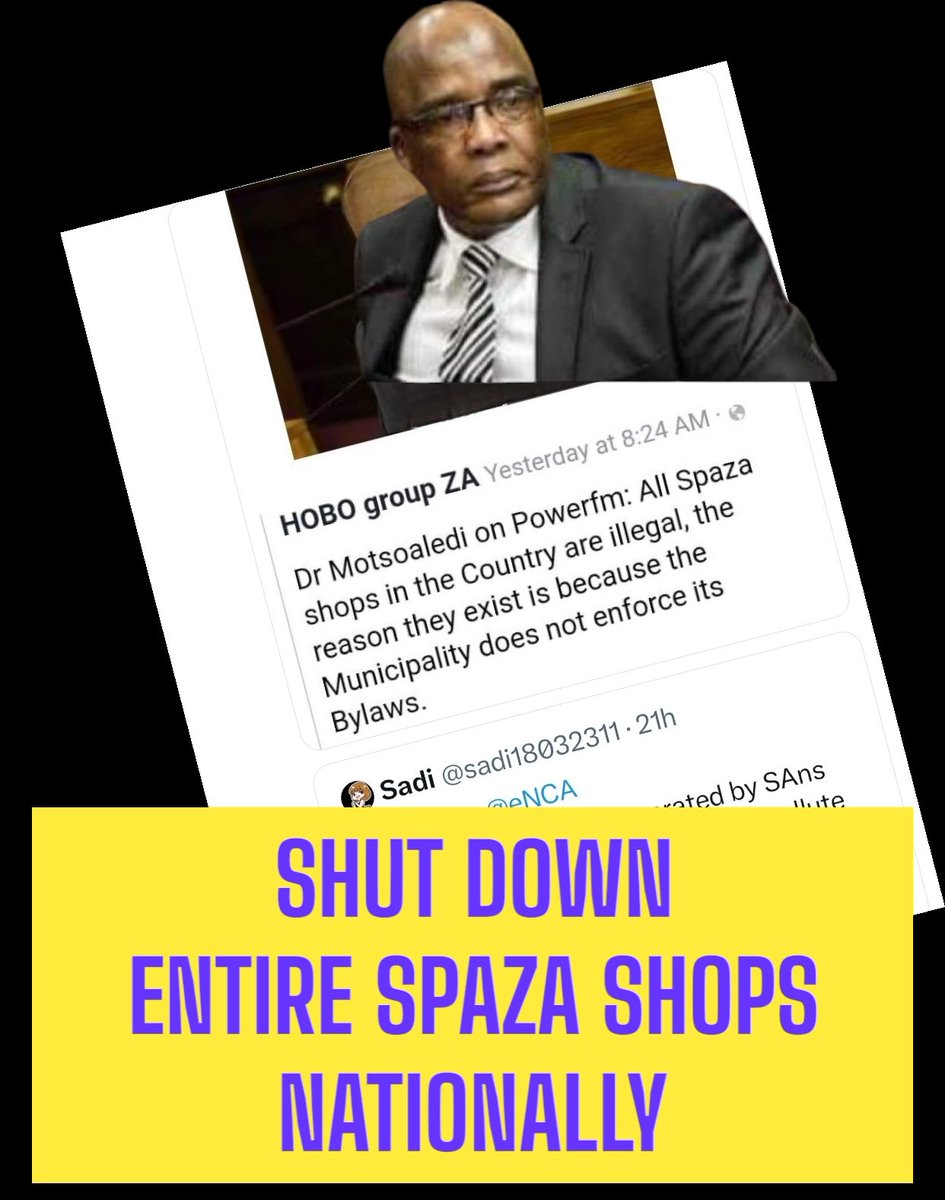 AFRICANDEMOC's tweet photo. Remove Phil Craig 
Remove Spaza Shops https://t.co/PJ080CLYT1