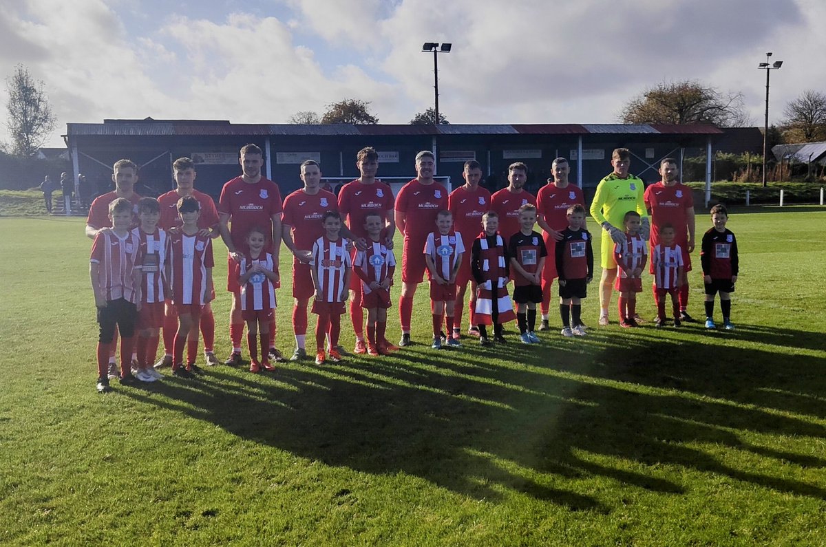 NeilstonFC's tweet photo. Thank you to the Neilston &amp; District Pipe Band @NeilstonBand &amp; the kids of the Neilston Youth Academy for helping us celebrate 125 years of Brig O'Lea today. We might be out the cup but we're Neilston FC and we will kick on! All the best to @bathgatethistle for the season ahead. https://t.co/ALQkKfnIIf