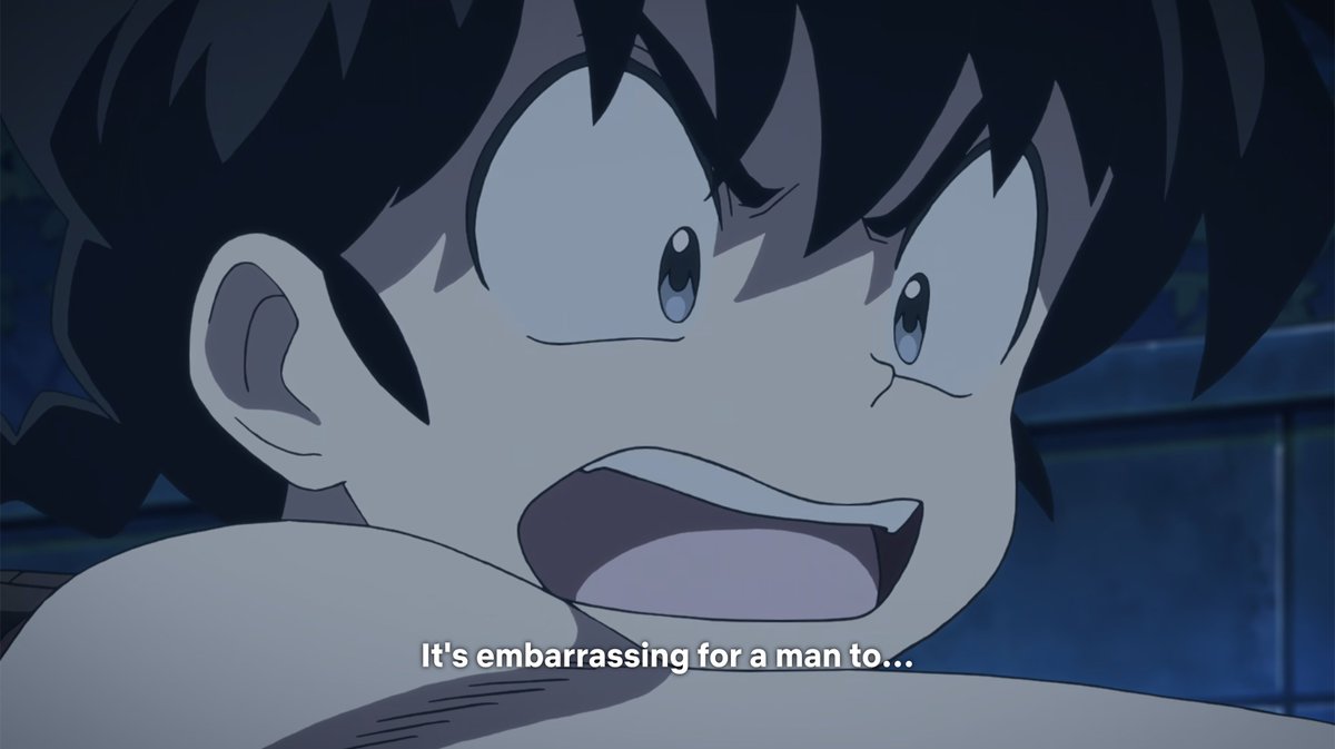 sailorblossoms's tweet photo. part of akane's kindness and consideration is that when ranma expresses that he's embarrassed and uncomfortable, she doesn't try to argue, she simply "modifies" the situation to something he can be more comfortable with https://t.co/yKFCdNMRkM