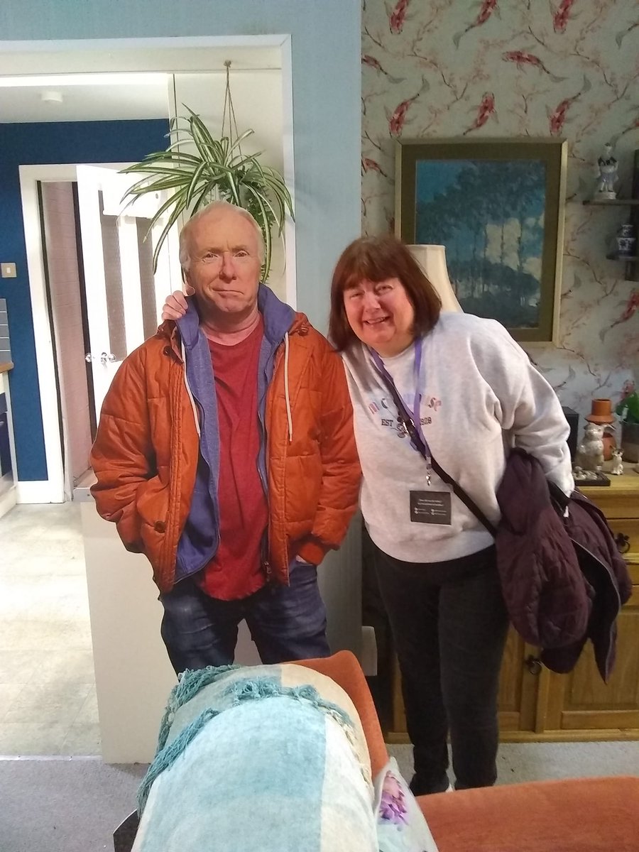clairdan3's tweet photo. Fab @pobolycwm tour today. @DyfanRees was the perfect host and a joy, just as much of a sweetheart as the character he plays. 🥰#pobolycwmtour #roathlockstudios #iolo https://t.co/ATOjSAdga5