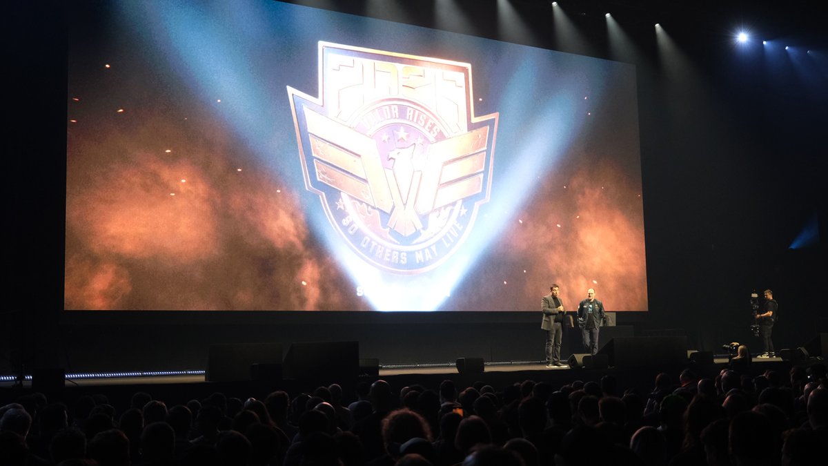 RobertsSpaceInd's tweet photo. And that's a wrap for Day 1 of #CitizenCon2954. What was your favorite moment of the day? 🤘 https://t.co/xOvCuyHZAP