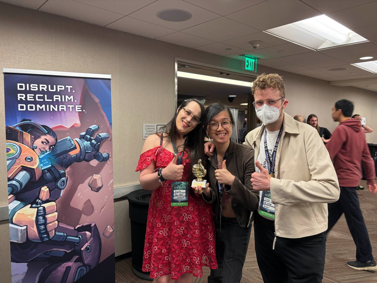 NullSignalGames's tweet photo. Congratulations to Rielle, Kyra, and Styx, aka Worst Esâ Cosplay Ever (we/win) for winning yesterday's Crown of Servers team tournament at #NetrunnerWorlds24! https://t.co/iW4lgkMZiv