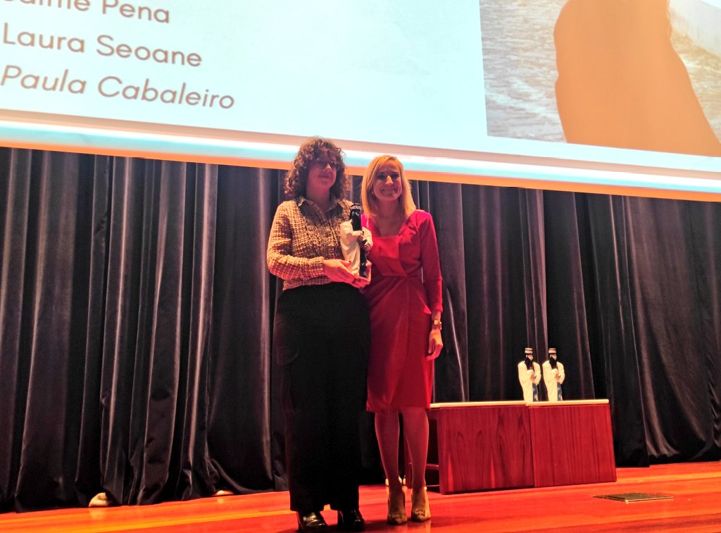 Na modalidade de Cine e Artes Audiovisuais fíxose co premio Jaione Camborda, directora e guionista d'O Corno. Recolleu o premio María Yáñez, como parte do equipo de comunicación da película.