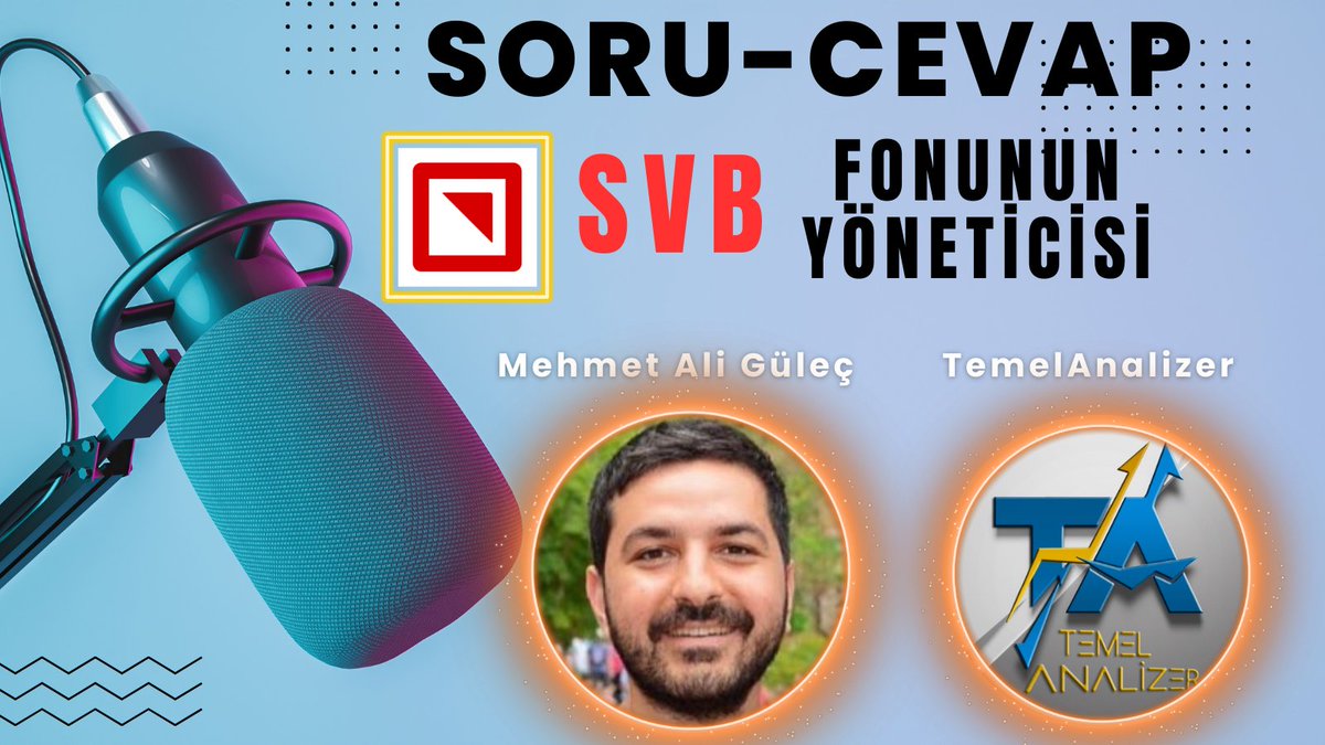 TemelAnalizer's tweet image. 📌Kendi yatırımlarını da yönettiği fona yatıran #SVB Fonunun yöneticisi Mehmet Ali Güleç (@Supheci_Kimse)&apos;e ne sormak istersiniz❓

🔴Sorular arasından bazılarını, kendisine birebir soracağım ve bunu Youtube kanalımdan paylaşacağım.

❓Soru sormak için 5 gününüz var.

👇Soruları…