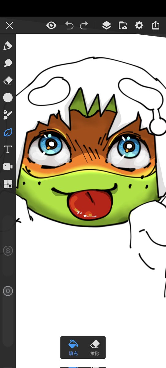 mikey的青团子脑袋，放出来一点
#TMNT