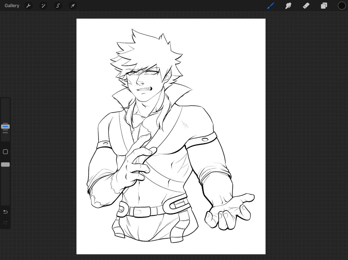 *inhales deeply*
Varied line weights.