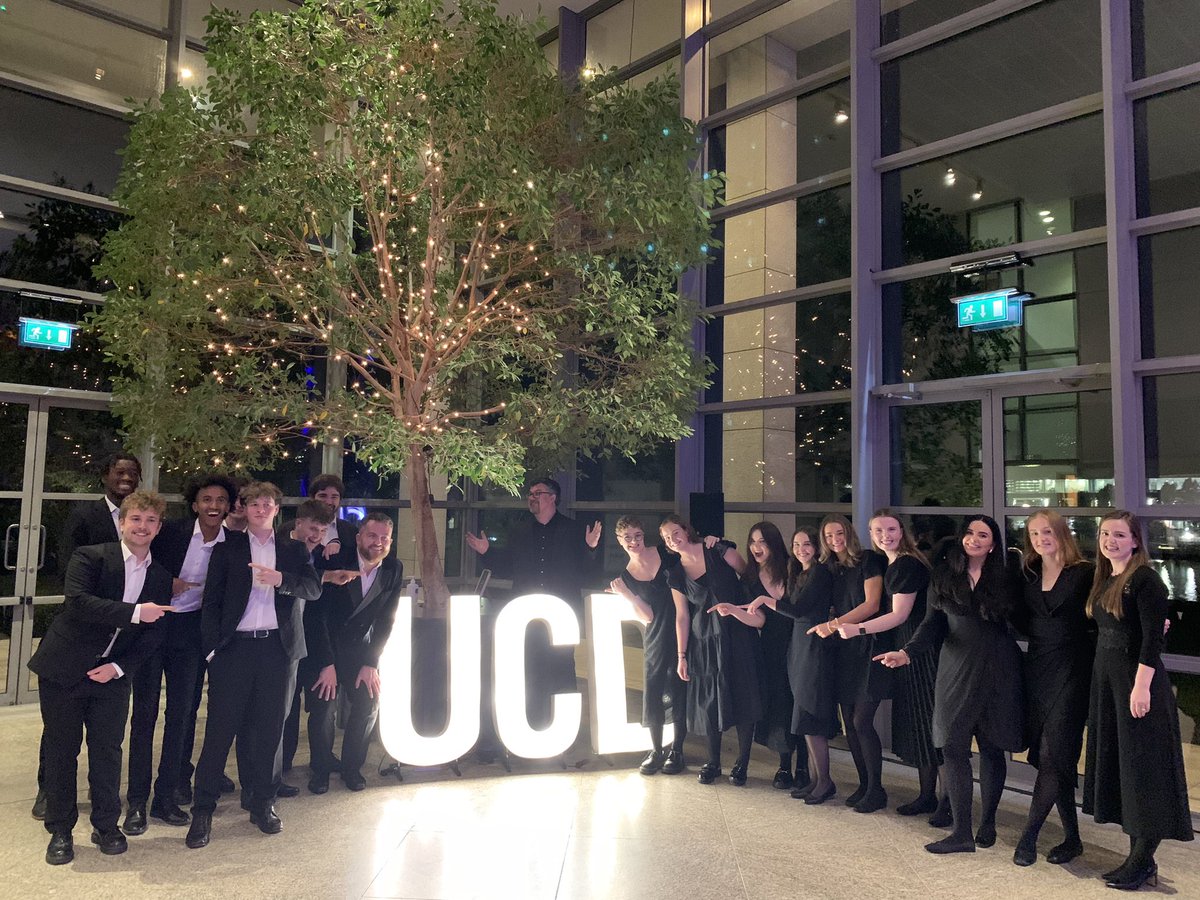 Choral Scholars of University College Dublin (@ucdchoral) on Twitter photo We were so excited to celebrate the release of our new album ‘Chamber Music by James Joyce Vol. I’ last night at the UCD Alumni Awards ✨ We performed 3 songs from the album, one of which was written by a former choral scholar <a href="/owenbrady9/">Owen Brady</a>. Many thanks to <a href="/UCDALUMNI/">UCD ALUMNI</a> for having us! We were so excited to celebrate the release of our new album ‘Chamber Music by James Joyce Vol. I’ last night at the UCD Alumni Awards ✨ We performed 3 songs from the album, one of which was written by a former choral scholar <a href="/owenbrady9/">Owen Brady</a>. Many thanks to <a href="/UCDALUMNI/">UCD ALUMNI</a> for having us!
