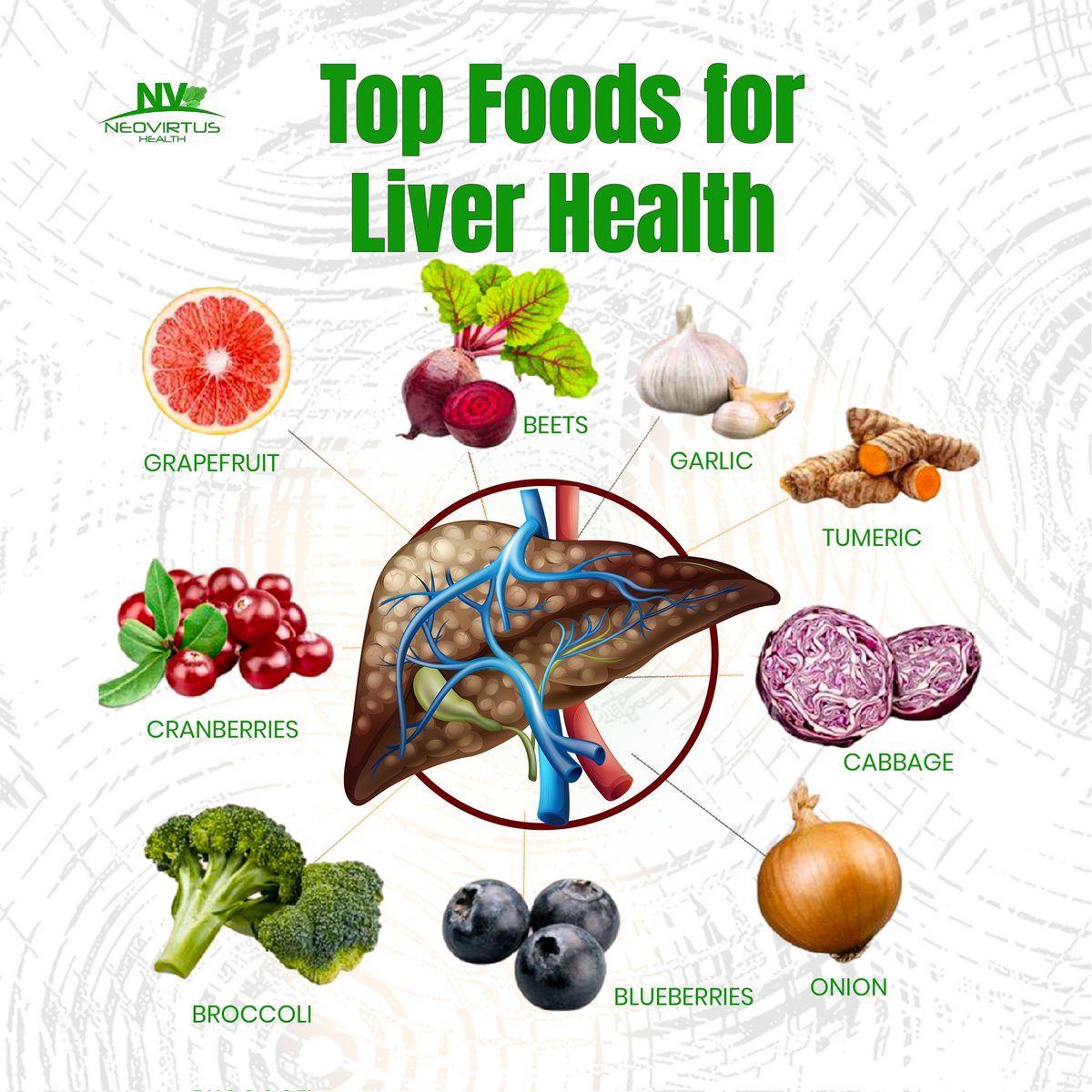 neovirtushealth's tweet photo. Your liver is crucial for detoxifying your body. Incorporate nutrient-rich greens, anti-inflammatory spices, and healthy fats to enhance liver function, cleanse toxins, and reduce inflammation. Prioritize your liver health with the right foods for a healthier, more vibrant life! https://t.co/mdiqYUuLDg