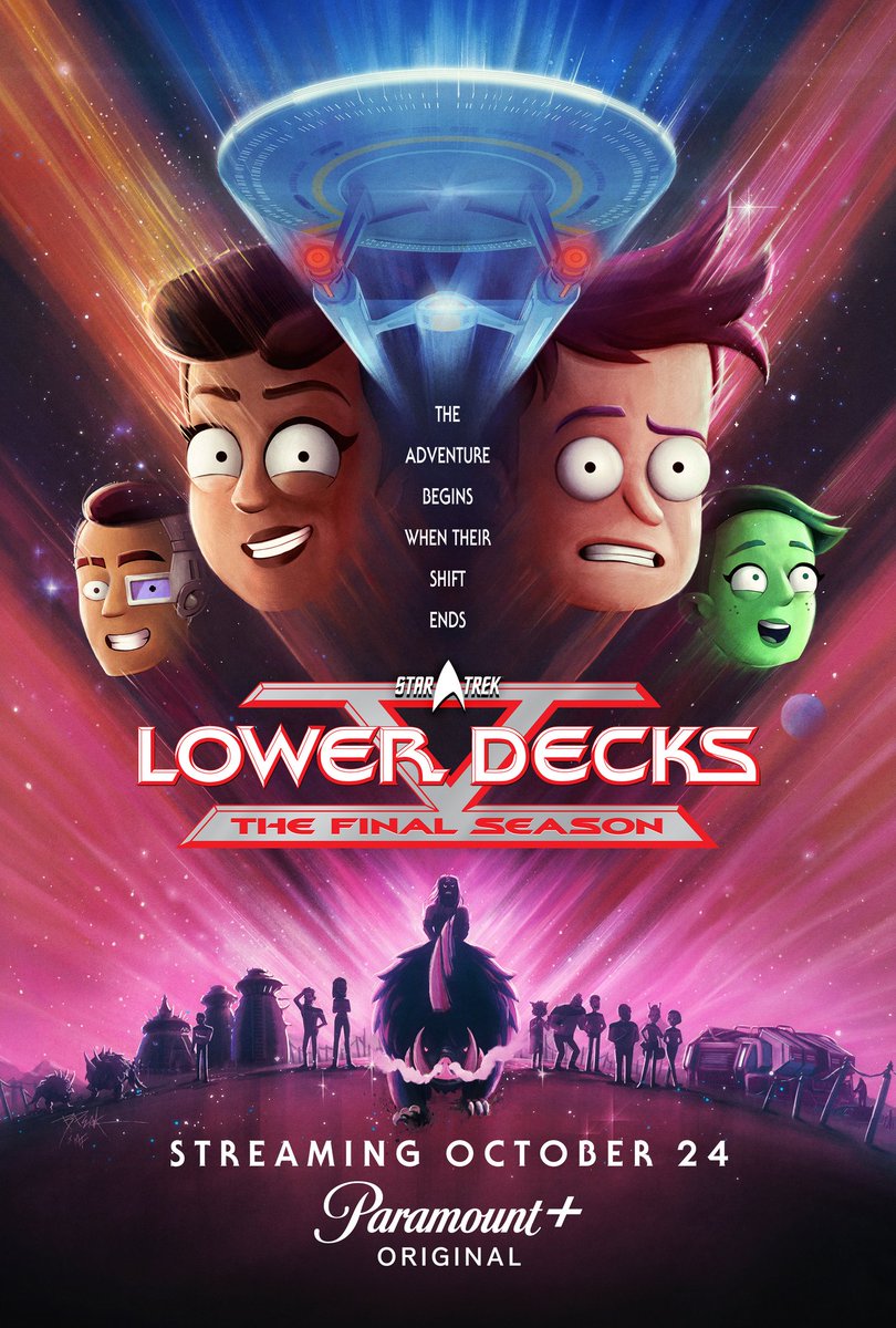 TrekCore's tweet photo. Here's the third and final #StarTrek #LowerDecks Season 5 parody poster by artist Matt Ferguson

#nyccomiccon https://t.co/aeHLBXD6JS