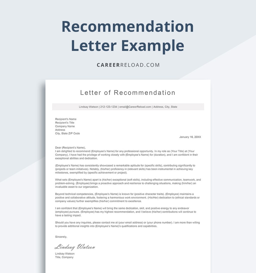 CareerReload's tweet photo. A recommendation letter is valuable for character assessment in employment situations.

Read more 👉 https://t.co/0wQGX6crWX

#LetterOfRecommendation #RecommendationLetter #ReferenceLetter #RecommendationWriting https://t.co/Cz4XRycpBX
