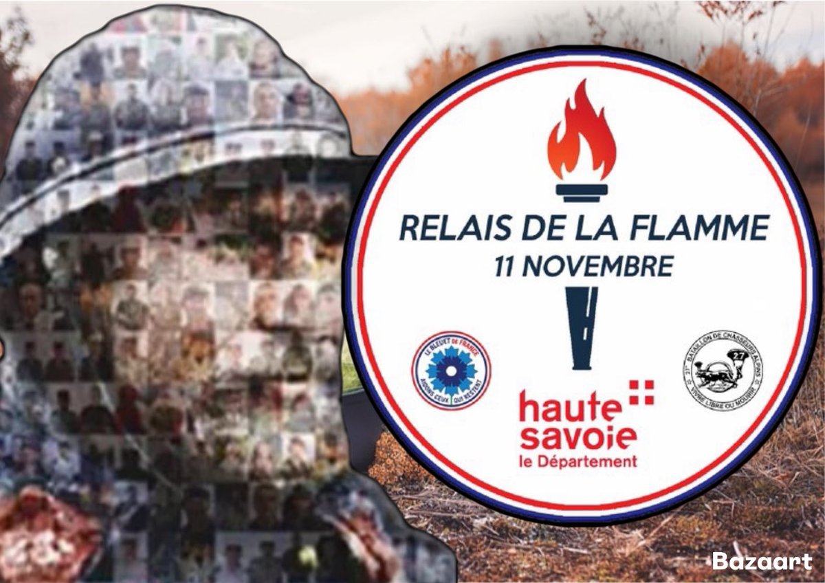 Relais de la flamme 1️⃣4️⃣.1️⃣8️⃣

                     🔥🔥🔥
                        
Projet mémoriel <a href="/27eBCA_officiel/">27e Bataillon de Chasseurs Alpins</a> <a href="/CDC_EMHM/">Chef de corps - École militaire de haute montagne</a> 
Quand les élèves, collégiens et lycéens se mobilisent pour :

🔵Accompagner
⚪️Encourager
🔴Commémorer 

📌De CHAMONIX à ANNECY 7/8-11

Info : MP