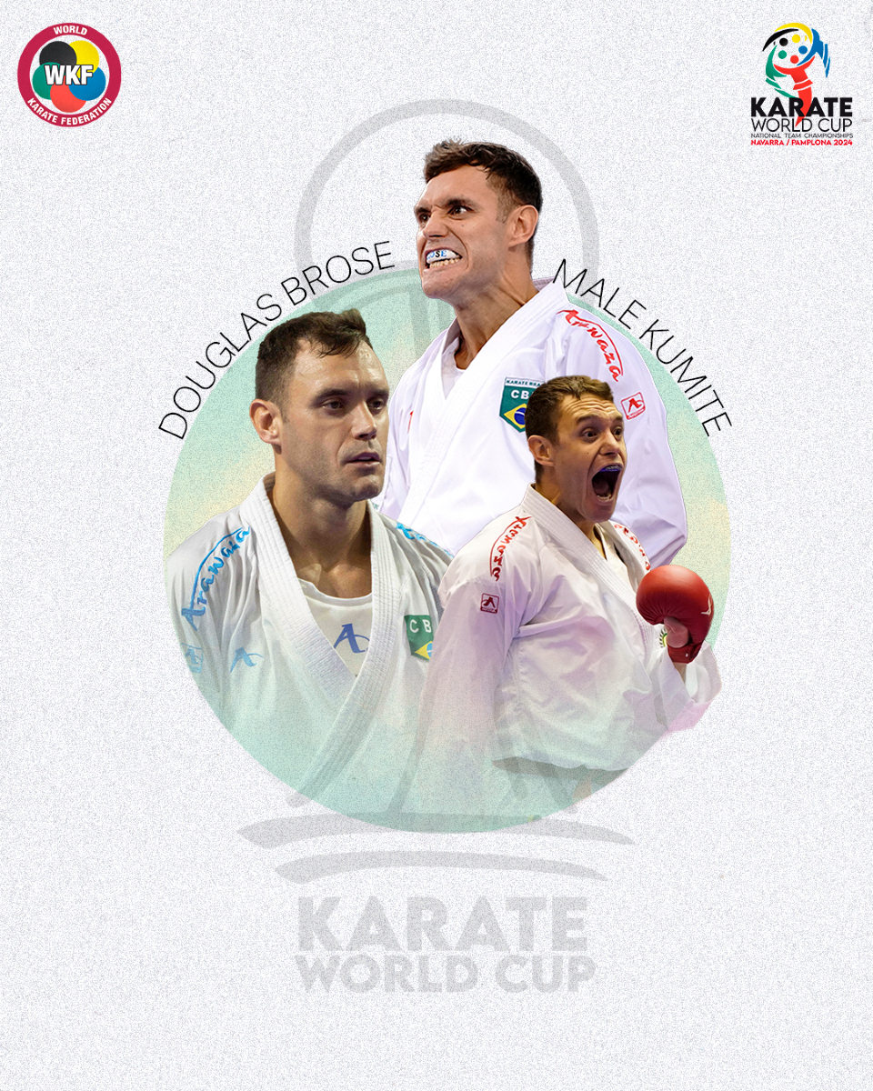 KARATE STAR💫

All the way from Brazil🇧🇷, 3x World Champion Douglas Brose will be hosting the Karate World Cup Draw 2024 in the male Kumite category.

Save the date, link the bio🔗

Want to ask something to Douglas? Leave us your questions in the comments below!🙌

#karate