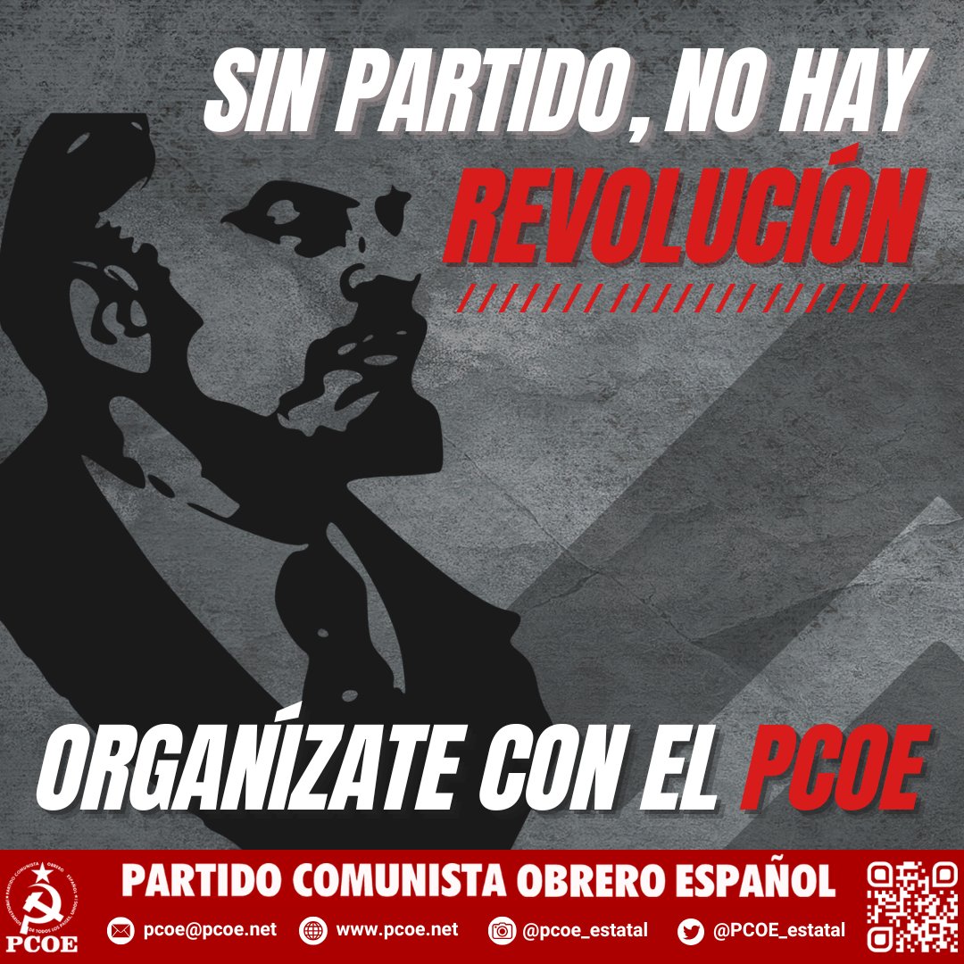 PCOE_estatal's tweet image. 🔴 ¿Quieres militar en el PCOE? No dudes en rellenar el formulario de nuestra web: pcoe.net/contacta
📨 O si lo prefieres, puedes ponerte en contacto con nosotros a través de organizacion@pcoe.net