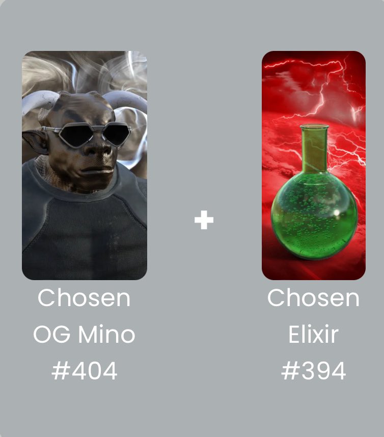 Dutchie_Vader's tweet photo. Mino Mob Burn is now open for rare elixirs π₯π§ͺππ»
Letβs goooooo
Just did my last super rare oooooooo mummy ππ₯π€£
#Mutant2.0 @Minomob #MinoMob #MultiverseMinos #MinoFlashMob
#Elders Β #VeChainHasNFTs #Burn https://t.co/21oqA6DqoX
Burn link : https://t.co/gyHq7rwaeB https://t.co/gPPFmRpn3e