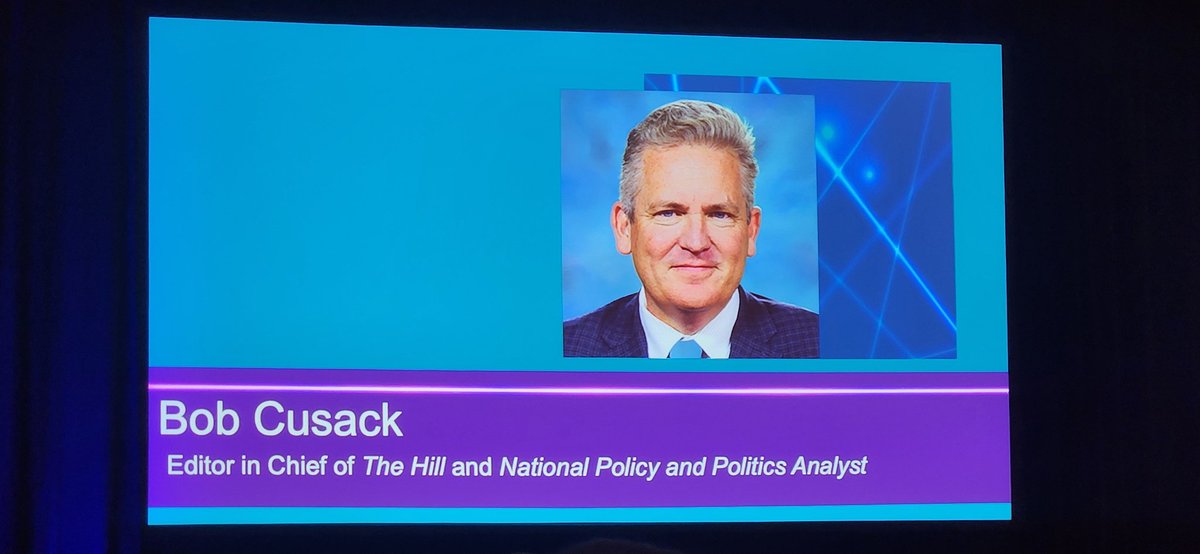 MikeDuganMD's tweet photo. @BobCusack, Editor in Chief @thehill speaks at the @Pathologists House of Delegates fall meeting luncheon. #ElectionUpdates #CAP24 https://t.co/nHrT9tDikO