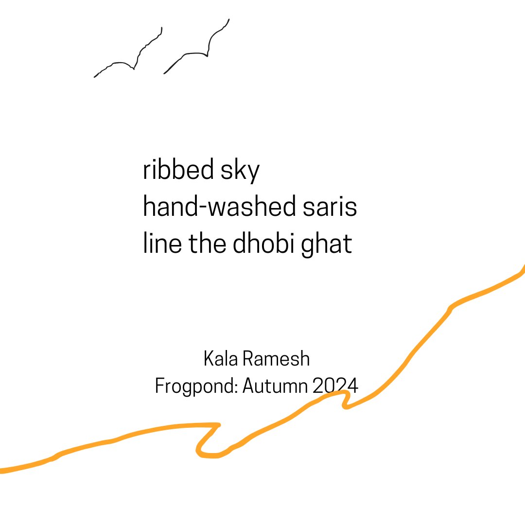 I'm happy to have this haiku published in Frogpond, Autumn 2024.
