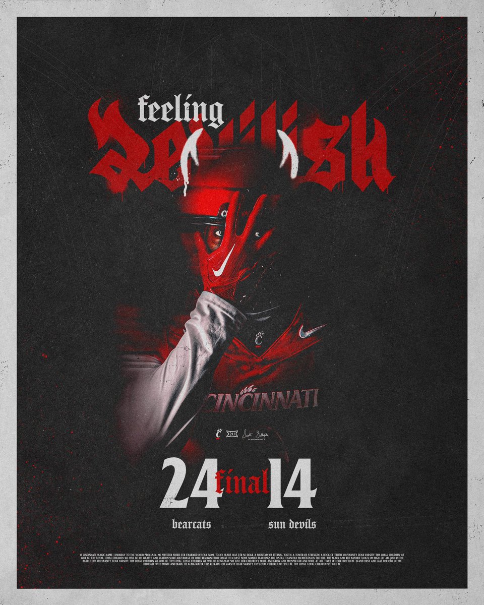 HOMECOMING W 👹
#TheStrongShallReign x #Bearcats