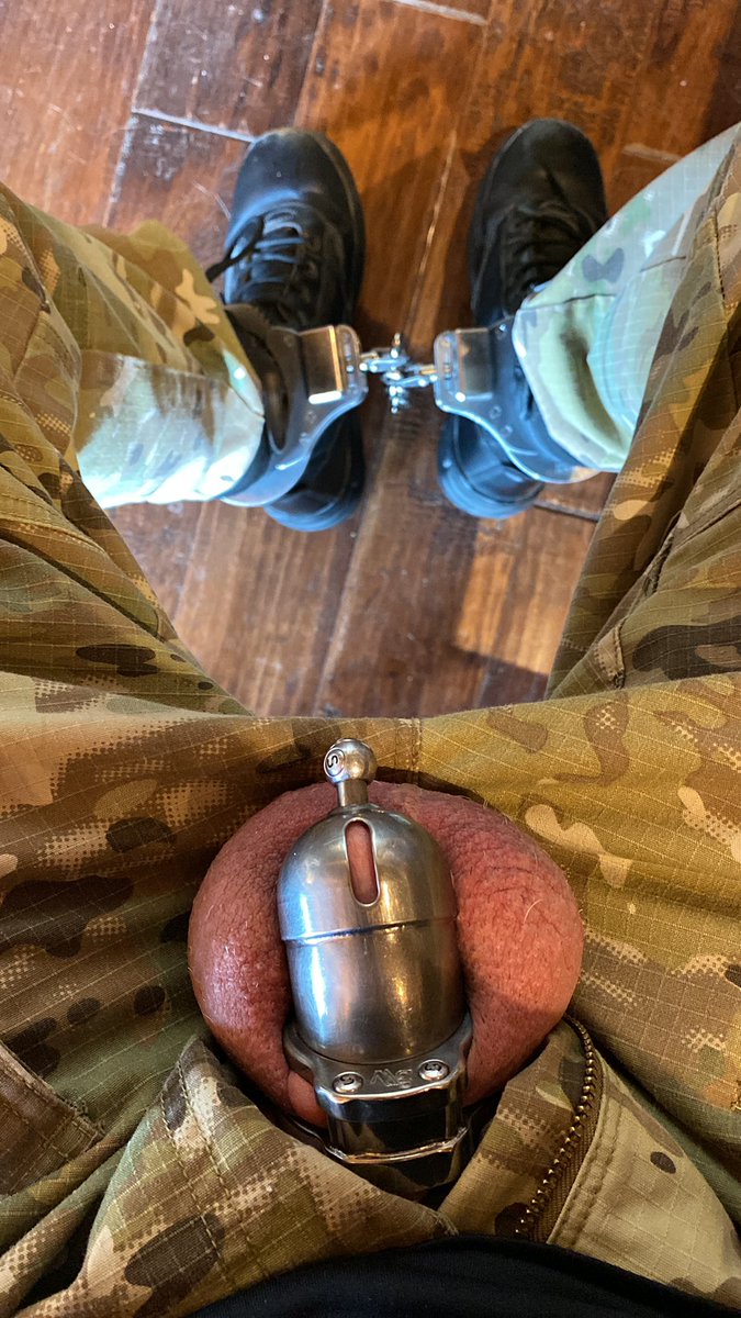 KS_owned (@ownedks) on Twitter photo New Clejuso leg irons, and cock cage required to be on display New Clejuso leg irons, and cock cage required to be on display