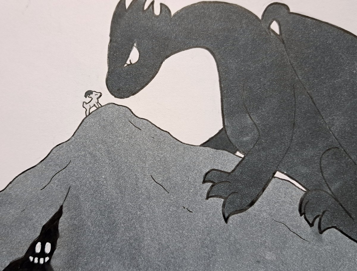 dragon 
(that's it just dragon)

#inktober2024 #inktober #ridge