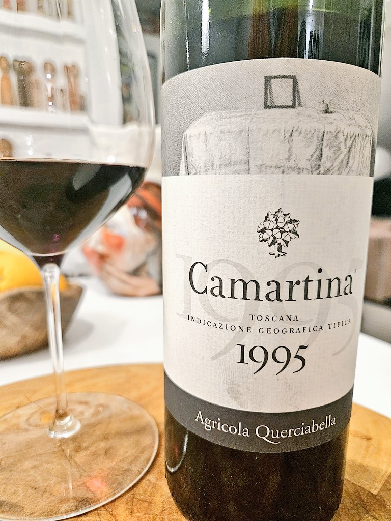 🍾🍷PIETROVINI🍷🍾 (@pietrosd) on Twitter photo #yearofwine2024
@Querciabella
Camartina 1995
Haven't had this wine for 18 mths.... going from strength to strength. Just Glorious! 29 yrs young! #supertuscan
<a href="/SusanHulmeMW/">Susan Hulme MW</a> <a href="/RussellVine1981/">Passione Divina</a> <a href="/JohnMFodera/">TuscanVines ®</a> <a href="/CHARLIEWINES/">CHARLIE ARTURAOLA</a> <a href="/thewinetattoo/">john brunton</a> <a href="/JamesHubbard113/">James Hubbard</a> <a href="/SteveKubota/">Steve Kubota 🇨🇦</a> <a href="/wine1percent/">Stephen McConnell</a> #yearofwine2024
@Querciabella
Camartina 1995
Haven't had this wine for 18 mths.... going from strength to strength. Just Glorious! 29 yrs young! #supertuscan
<a href="/SusanHulmeMW/">Susan Hulme MW</a> <a href="/RussellVine1981/">Passione Divina</a> <a href="/JohnMFodera/">TuscanVines ®</a> <a href="/CHARLIEWINES/">CHARLIE ARTURAOLA</a> <a href="/thewinetattoo/">john brunton</a> <a href="/JamesHubbard113/">James Hubbard</a> <a href="/SteveKubota/">Steve Kubota 🇨🇦</a> <a href="/wine1percent/">Stephen McConnell</a>