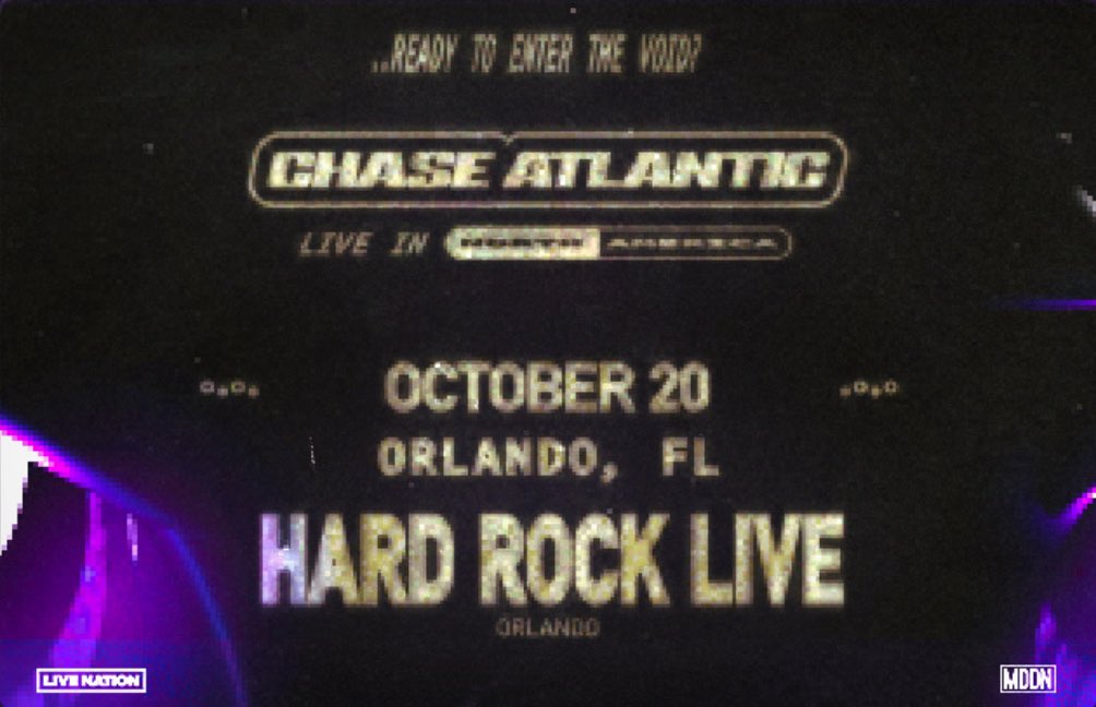 ChaseAtlanticHQ's tweet photo. TEXAS SHOWS DONE ✅
FLORIDA YOU’RE NEXT ➡️ https://t.co/CwFcsqafYO