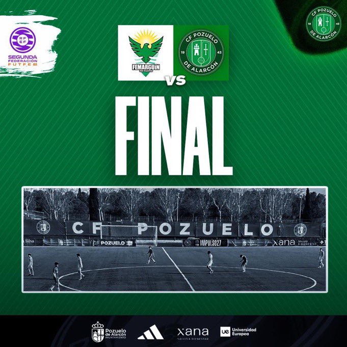 🚨JORNADA 7️⃣🚨

#SegundaFederacionFutFem Grupo Sur

<a href="/CDFEMARGUIN/">C.D. Femarguín SPAR Gran Canaria</a> 🟢🟢 3️⃣➖0️⃣ <a href="/PozuFem/">CF Pozuelo Femenino</a> 🟢⚪️

⚽ 🟢🟢 <a href="/OjedaYipsy/">Yipsy Ojeda Menares</a>, Andrea y <a href="/mawigonzalez3/">Mawi</a> 

🏟 Municipal Arguineguín

#wosomagazine🧩 #FemarguinSPARGranCanaria #Familaverde