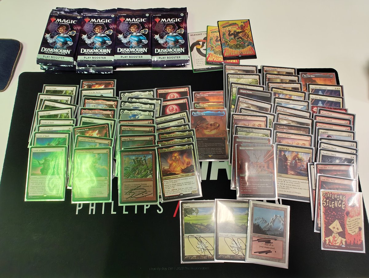 Quiz343's tweet photo. I Won my first RCQ in Magdeburg Germany today playing a slightly modified @G3RRYT  list and of course repping the @TheResleevables lands and mat and of some Hello Kitty sleeves :Þ https://t.co/XSFlcJ9gXi