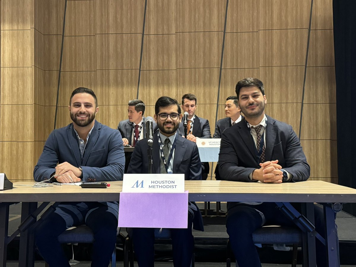 Chloe Kharsa (@kharsachloe) on Twitter photo Meet the Houston Methodist Jeopardy team at #TCACC24!!
Best of luck for this Jeopardy Session🥁
<a href="/dr_chebrolu/">Bindu Chebrolu</a> <a href="/NadeenFaza/">Nadeen N. Faza, M.D.</a> <a href="/txchapteracc/">Texas Chapter - ACC</a> <a href="/HMHCardioFellow/">Houston Methodist Cardiovascular Fellowships</a> <a href="/MethodistHosp/">Houston Methodist</a> <a href="/DeBakeyCVedu/">DeBakey CV Education - World Class CV Training</a> Meet the Houston Methodist Jeopardy team at #TCACC24!!
Best of luck for this Jeopardy Session🥁
<a href="/dr_chebrolu/">Bindu Chebrolu</a> <a href="/NadeenFaza/">Nadeen N. Faza, M.D.</a> <a href="/txchapteracc/">Texas Chapter - ACC</a> <a href="/HMHCardioFellow/">Houston Methodist Cardiovascular Fellowships</a> <a href="/MethodistHosp/">Houston Methodist</a> <a href="/DeBakeyCVedu/">DeBakey CV Education - World Class CV Training</a>