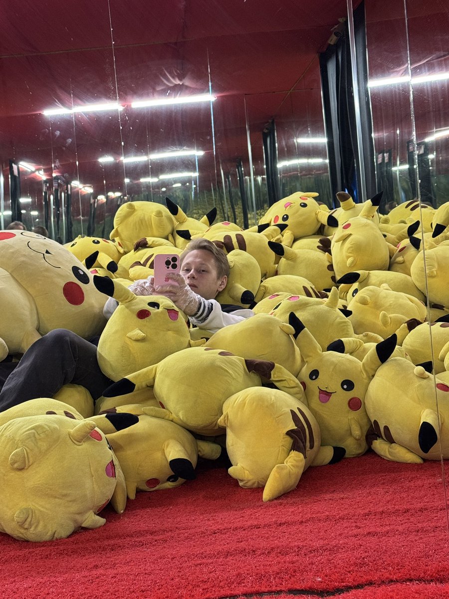 DustEX24's tweet photo. A huge pile of plush Pikachu is all you need for a great mood!

#Pokemon 
#pikachu
#plush
#toys 
#relax https://t.co/fvWrmZgWYr