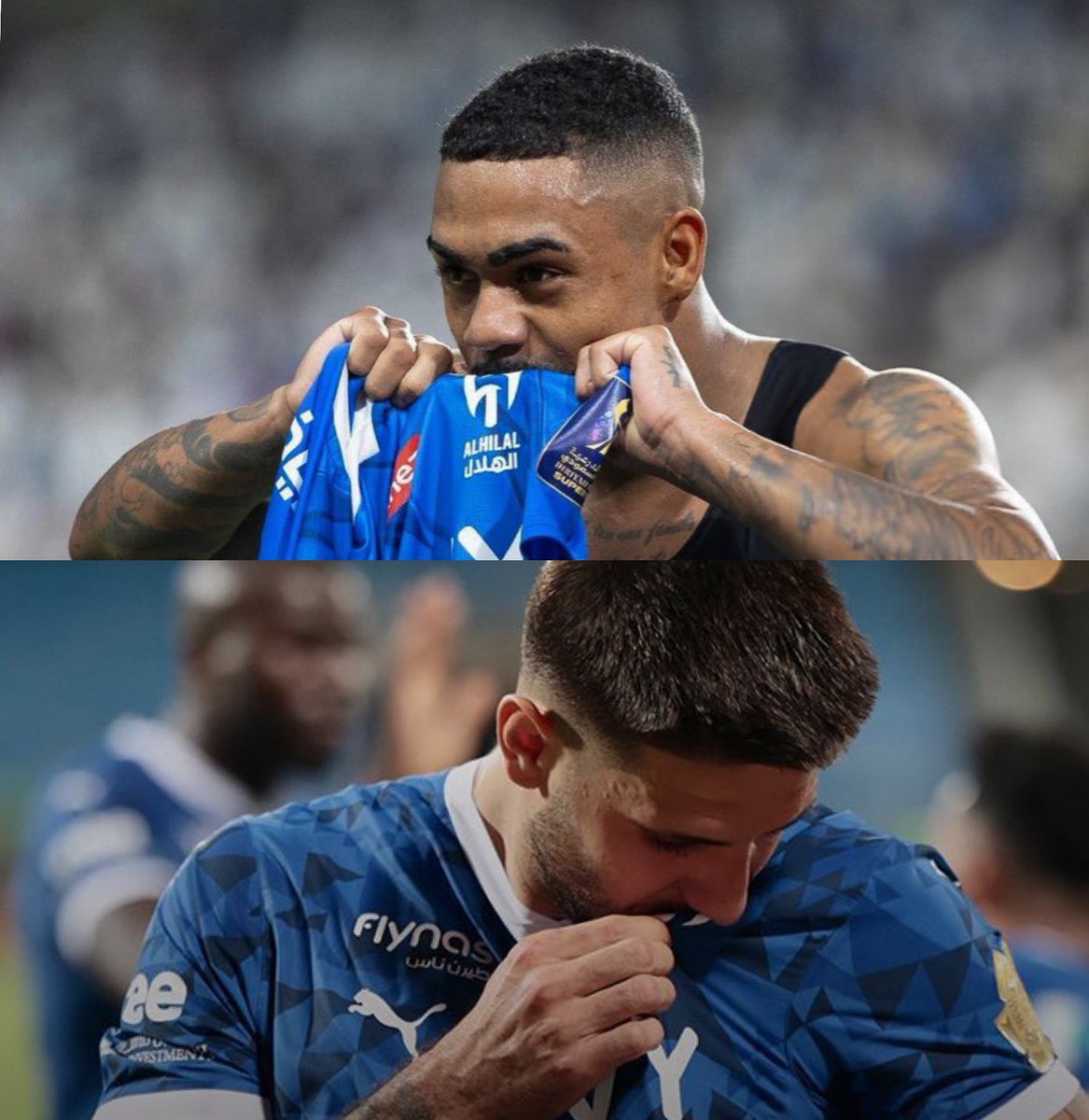 iFalcon10's tweet photo. مالكوم تنازل عن مبالغ كبيره من راتبه المقدم من الهلال عشان يشترون عقده من زينت الروسي

ميتروفيتش تمرد على فريقه وارسل لهم بأنه يرغب بالإنتقال للهلال فقط

كسبنا لاعبين اشتروا تمثيل الهلال قبل حضورهم💙 https://t.co/5hIkJHrH7m